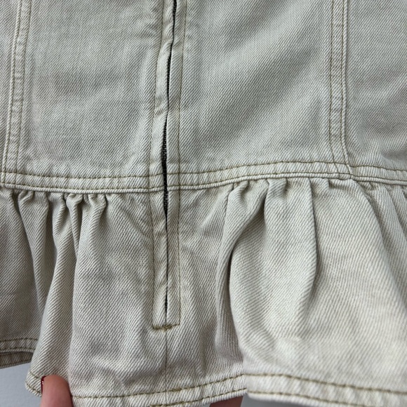 Isabel Marant Etoile Solizinia Denim Sleeveless Peplum Top Size US 8 / 40 New - Picture 5 of 8